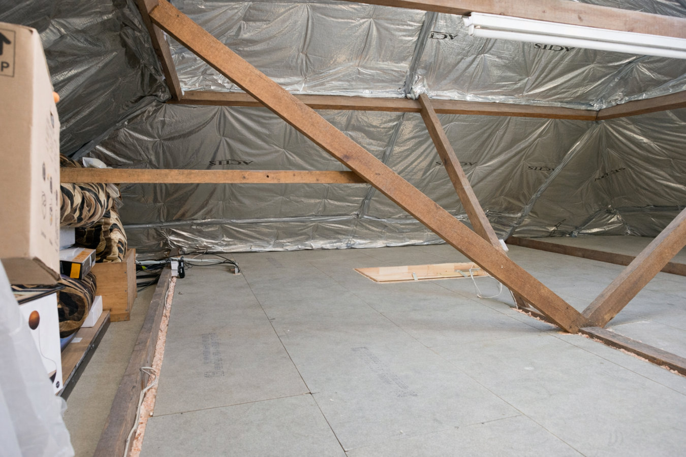Attic insulation